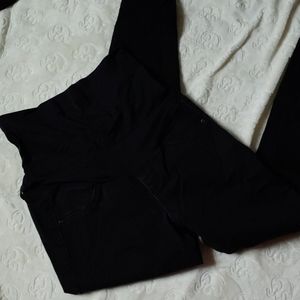 Black maternity jegging